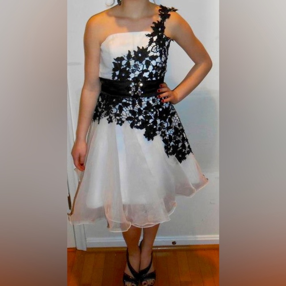 One Shoulder Homecoming/ Cocktail Dress